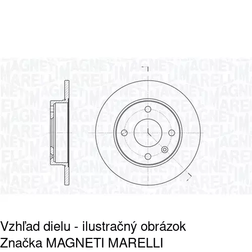 Brzdový kotúč S71-0090 /POLCAR/ - obr. 1