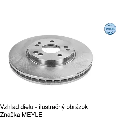 Brzdový kotúč S71-0115 /POLCAR/ - obr. 1