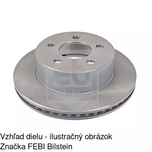 Brzdový kotúč S71-0164 /POLCAR/
