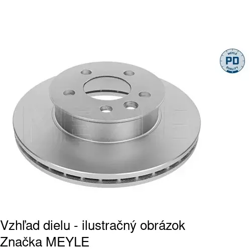 Brzdový kotúč POLCAR S71-0235