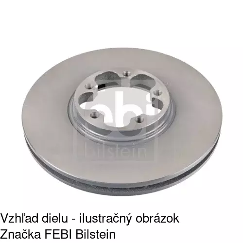 Brzdový kotúč S71-0253 /POLCAR/ - obr. 1