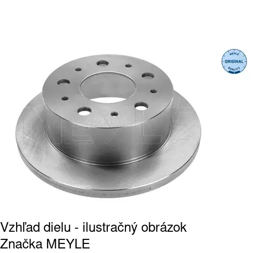 Brzdový kotúč POLCAR S71-1217