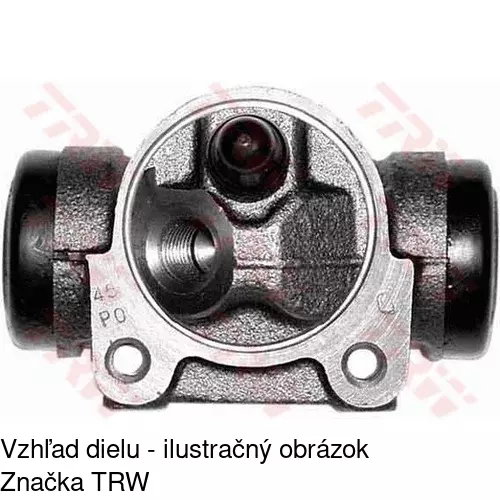 Brzdový valček S74-0037 /POLCAR/ - obr. 2