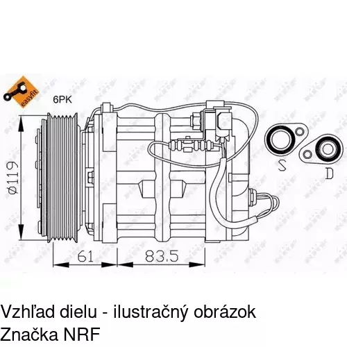 Kompresor AC POLCAR VA699263