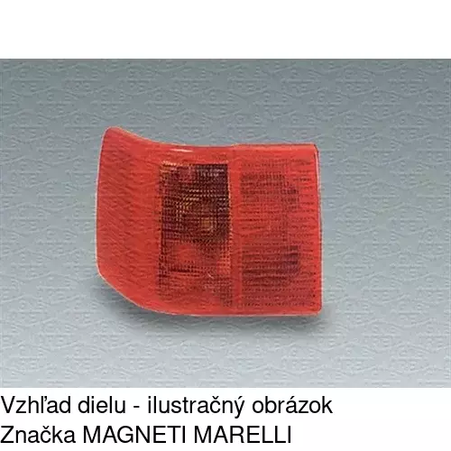 Žiarovková lišta zadného svetla POLCAR 1308886S