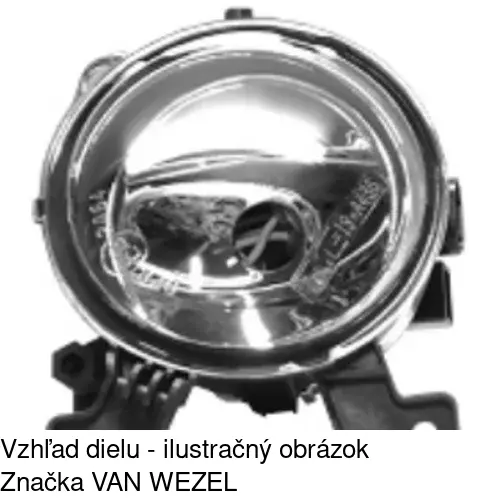 Hmlové svetlo - predné 132230-E /POLCAR/ - obr. 2