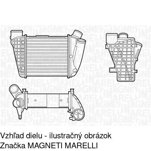 Chladiče vzduchu (Intercoolery) POLCAR 1325J83X
