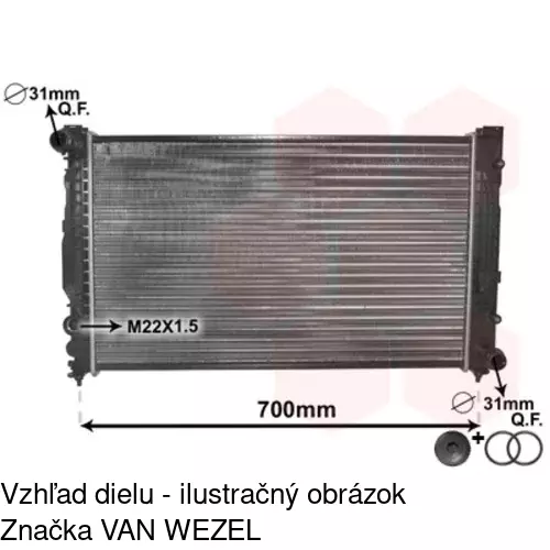 Chladiče vody 132708-4 /POLCAR/ - obr. 3