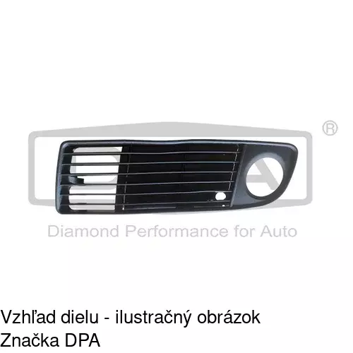 Kryt v nárazníku POLCAR 132727-5