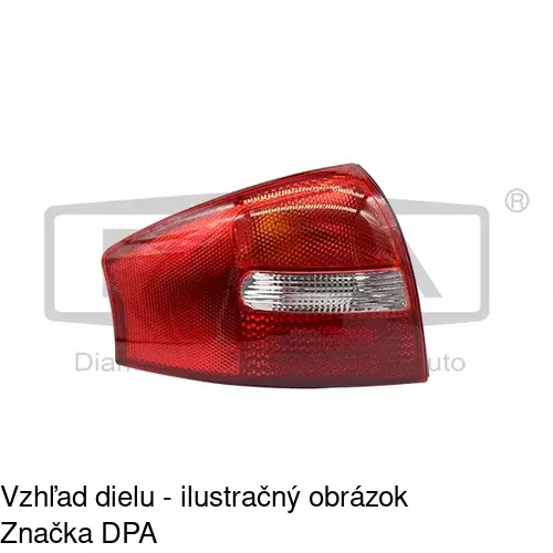 Zadné svetlo POLCAR 1327872H