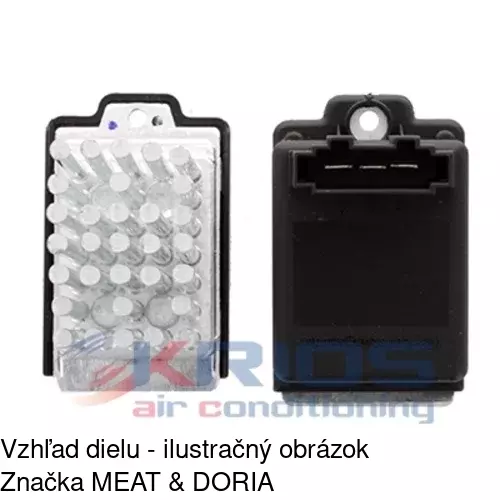 Ovládače klimatizácie 1327KST-1 /POLCAR/ - obr. 2