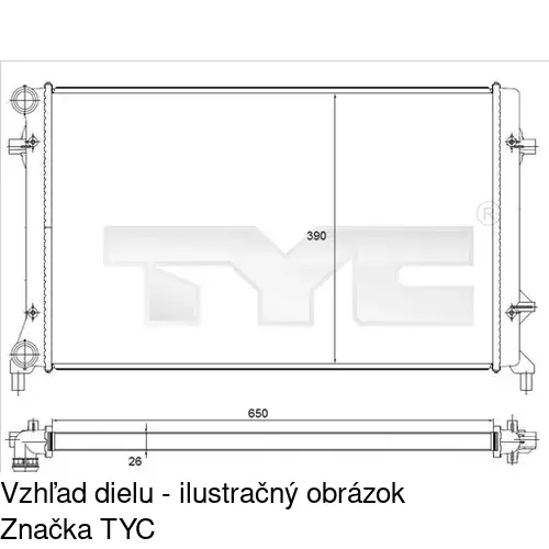 Chladiče vody POLCAR 1331085X