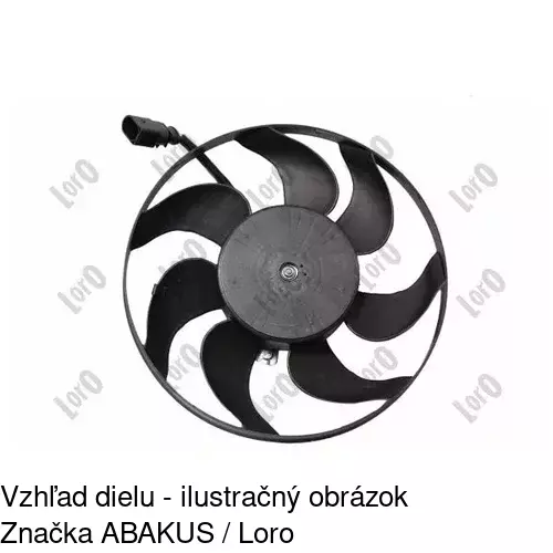 Ventilátory chladičov 133123W1 /POLCAR/ - obr. 2