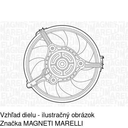 Ventilátor bez krytu / podpery 133423U3-Q /POLCAR/ - obr. 5