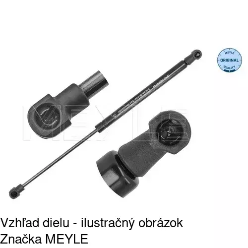 Plynová pružina 1337AB2 /POLCAR/ - obr. 2