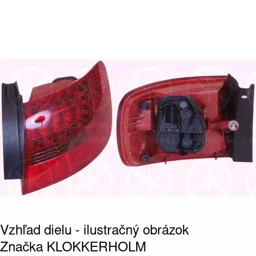 Zadné svetlo POLCAR 1338886E