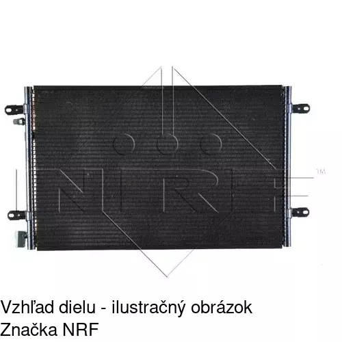 Chladiče klimatizácie 1338K8C1S /POLCAR/ - obr. 2