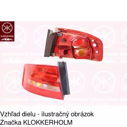 Zadné svetlo 13D187-H /POLCAR/ - obr. 1