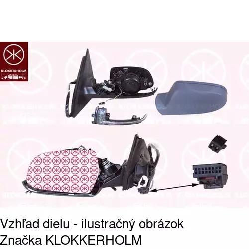 Rám vonkajšieho zrkadla 13S155PM /POLCAR/ - obr. 5