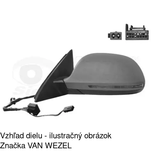 Vonkajšie zrkadlo POLCAR 13X1516M