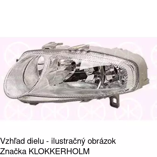 Hlavný reflektor 140410-E /POLCAR/ - obr. 3