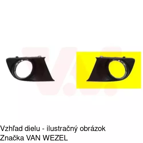 Rámik hmlového svetla 141127-5 /POLCAR/ - obr. 1