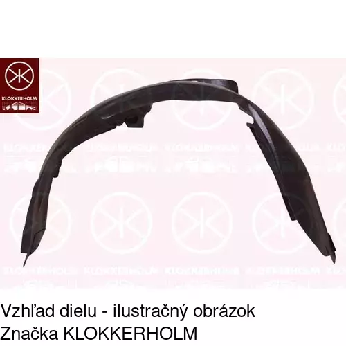 Podblatník (plast) 1411FL1T /POLCAR/
