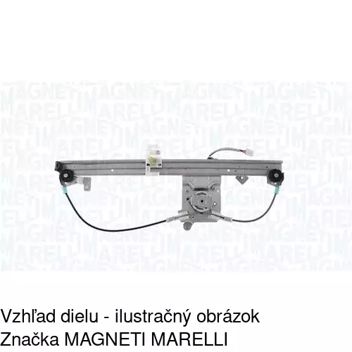 Mechanizmus sťahovania okna elektrický bez motora 1411PSG4 /POLCAR/ - obr. 1