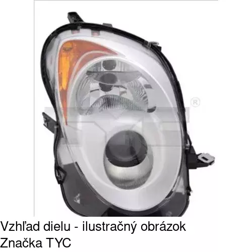 Hlavný reflektor POLCAR 142510-E