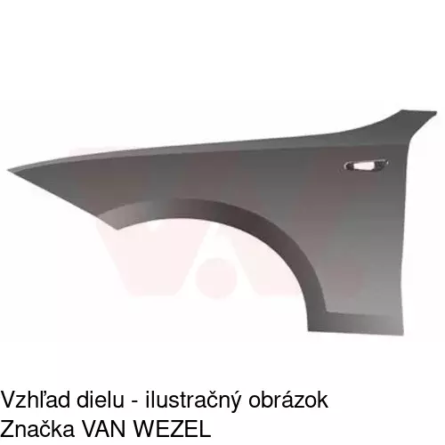 Predný blatník 200101-J /POLCAR/ - obr. 3