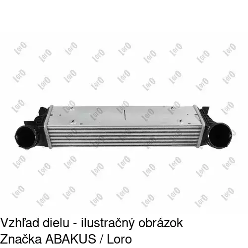 Chladiče vzduchu (Intercoolery) 2001J8-3 /POLCAR/ - obr. 2