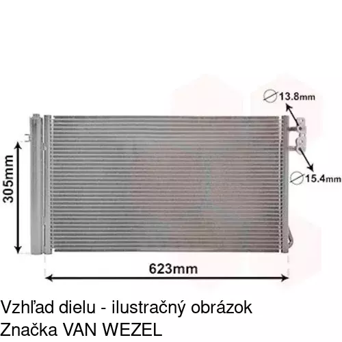 Chladiče klimatizácie 2001K8C2S /POLCAR/ - obr. 4