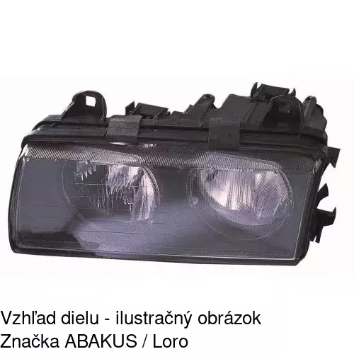 Hlavný reflektor 2007102H /POLCAR/ - obr. 3