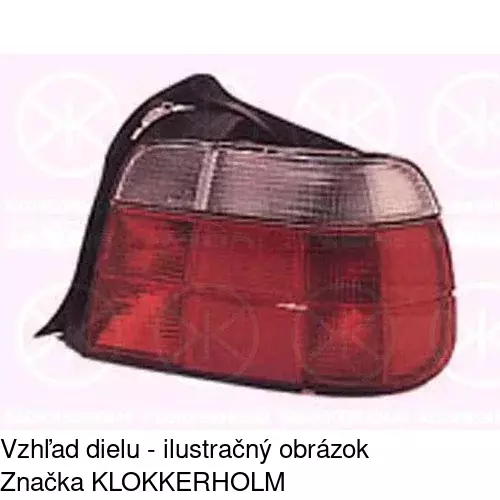 Zadné svetlo 2007885S /POLCAR/