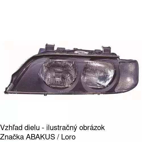 Hlavný reflektor 2016100E /POLCAR/ - obr. 3