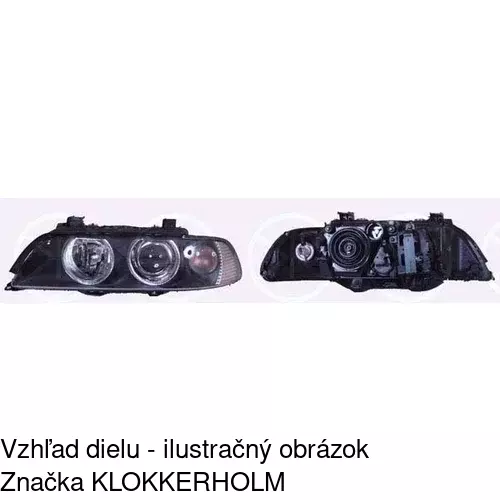Hlavný reflektor POLCAR 2016107H