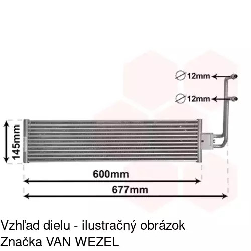 Chladiče oleja 2019L8-2 /POLCAR/ - obr. 1