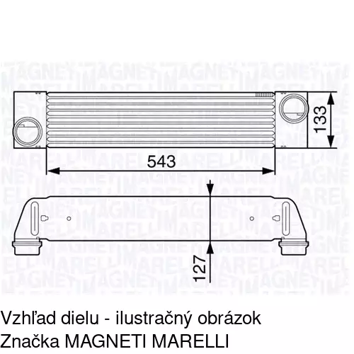 Chladiče vzduchu (Intercoolery) 2023J81X /POLCAR/ - obr. 2