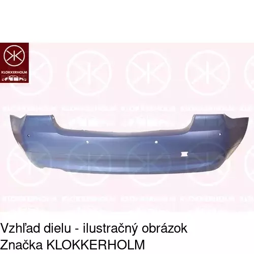 Zadný nárazník 204096-1 /POLCAR/