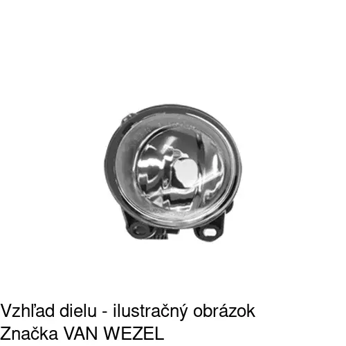 Hmlové svetlo - predné 2041293E /POLCAR/ - obr. 5
