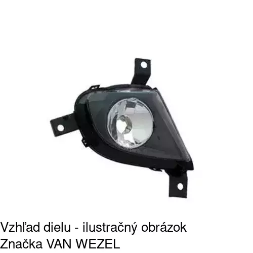 Hmlové svetlo - predné 2042300E /POLCAR/ - obr. 4