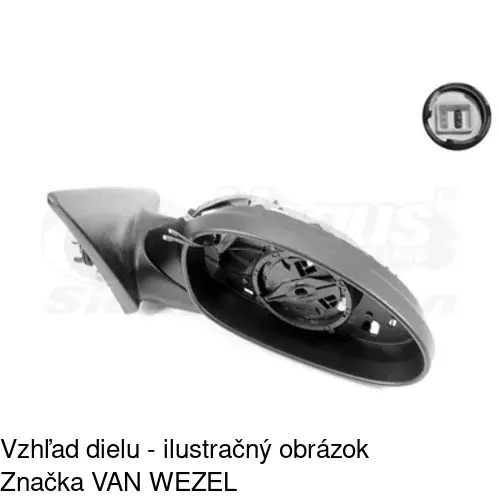Vonkajšie zrkadlo 2042524E /POLCAR/ - obr. 5