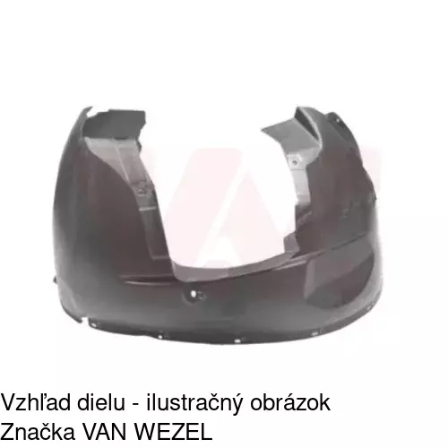 Podblatník (plast) POLCAR 2050FP1T