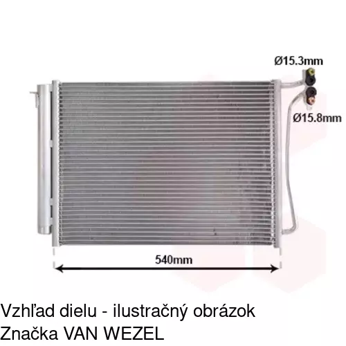Chladiče klimatizácie 2050K8C1 /POLCAR/ - obr. 4