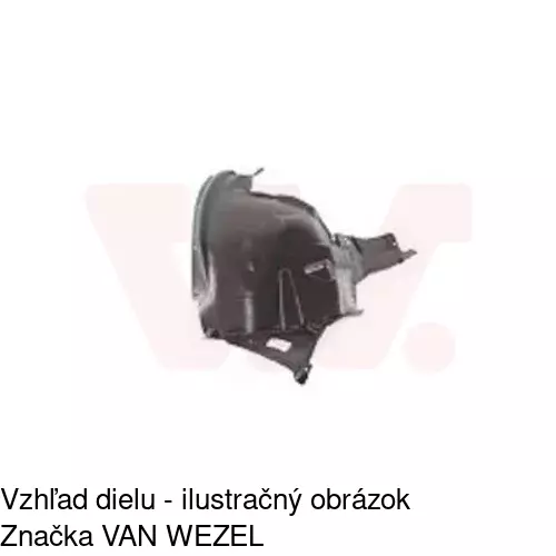 Podblatník (plast) 2051FL2T /POLCAR/