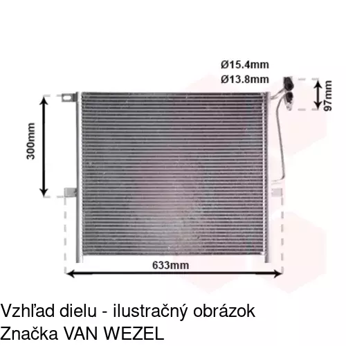 Chladiče klimatizácie 2055K8C1 /POLCAR/ - obr. 4