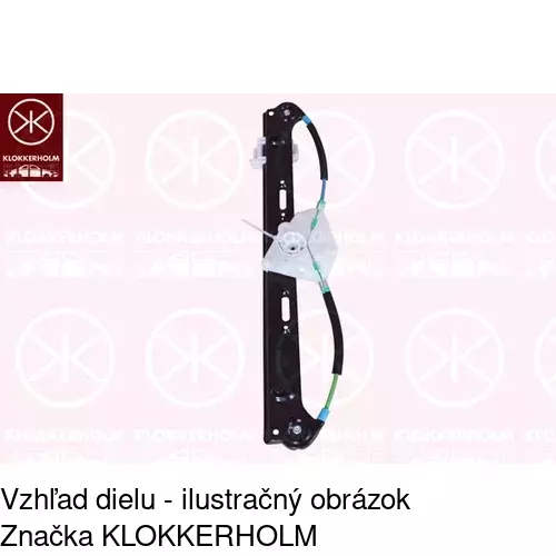 Mechanizmus sťahovania okna elektrický bez motora 2055PSG4 /POLCAR/ - obr. 1