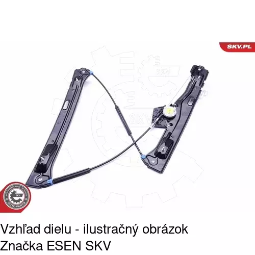Elektrický mechanizmus okna dverí 20C1PSE2E /POLCAR/ - obr. 5
