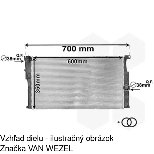 Chladiče vody 20D1082X /POLCAR/ - obr. 4