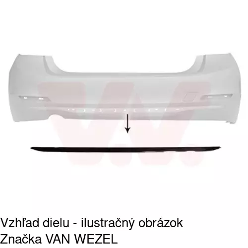 Lišta nárazníka POLCAR 20D196-8